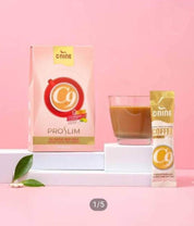 Pro Slim C9 Coffee Mix Gold instant coffee with collagen and a creamy blend