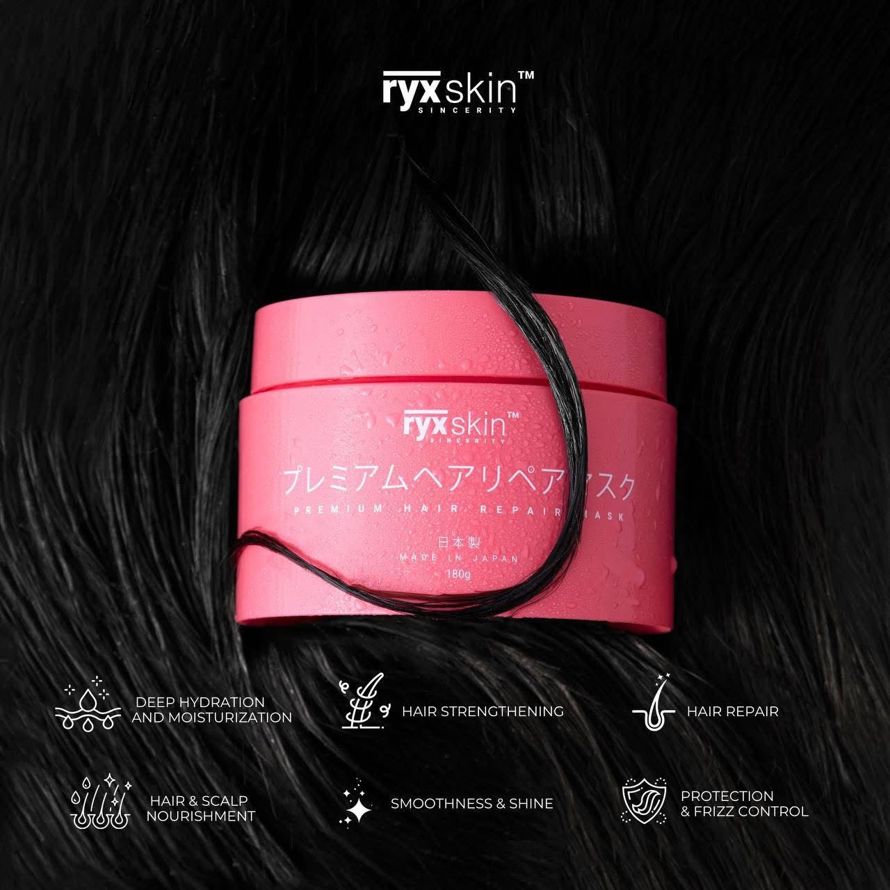 Ryxskin Premium Hair Repair Mask 180g Japan Made