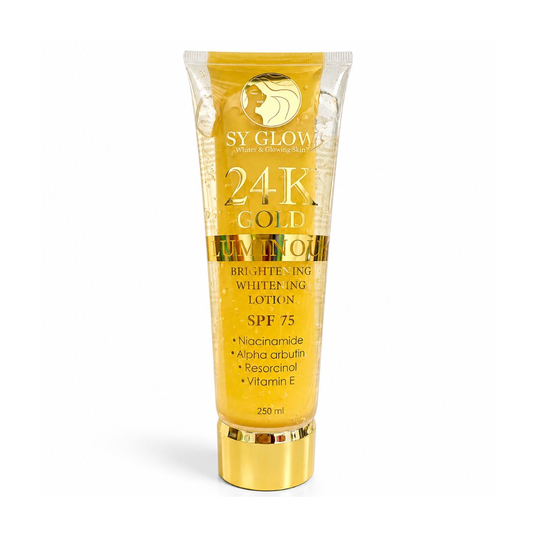 SY GLOW 24K Luminous Brightening Whitening Lotion SPF 75 (250ml)