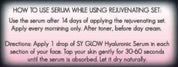 SY GLOW Rejuvenating set & Hyaluronic Serum Combo