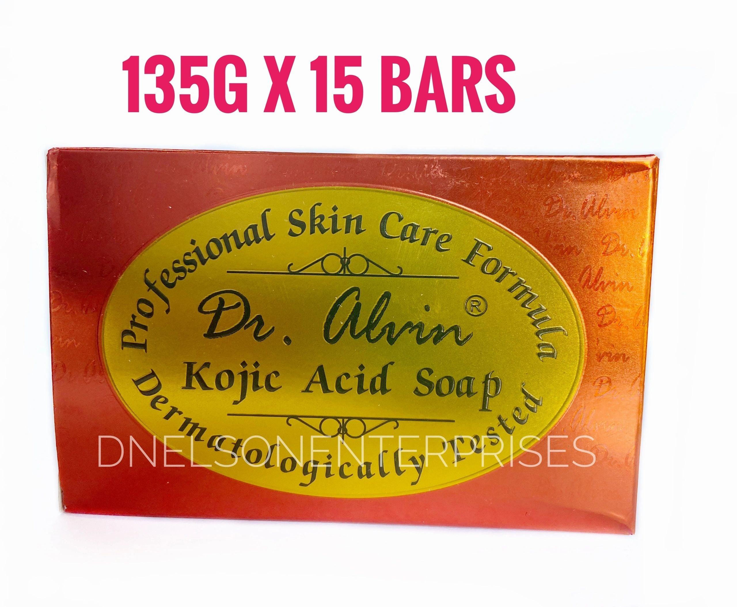 Dr. Alvin Kojic Soap Anti-Acne & Skin Whitening - 15 Bars  D Nelson  Enterprises