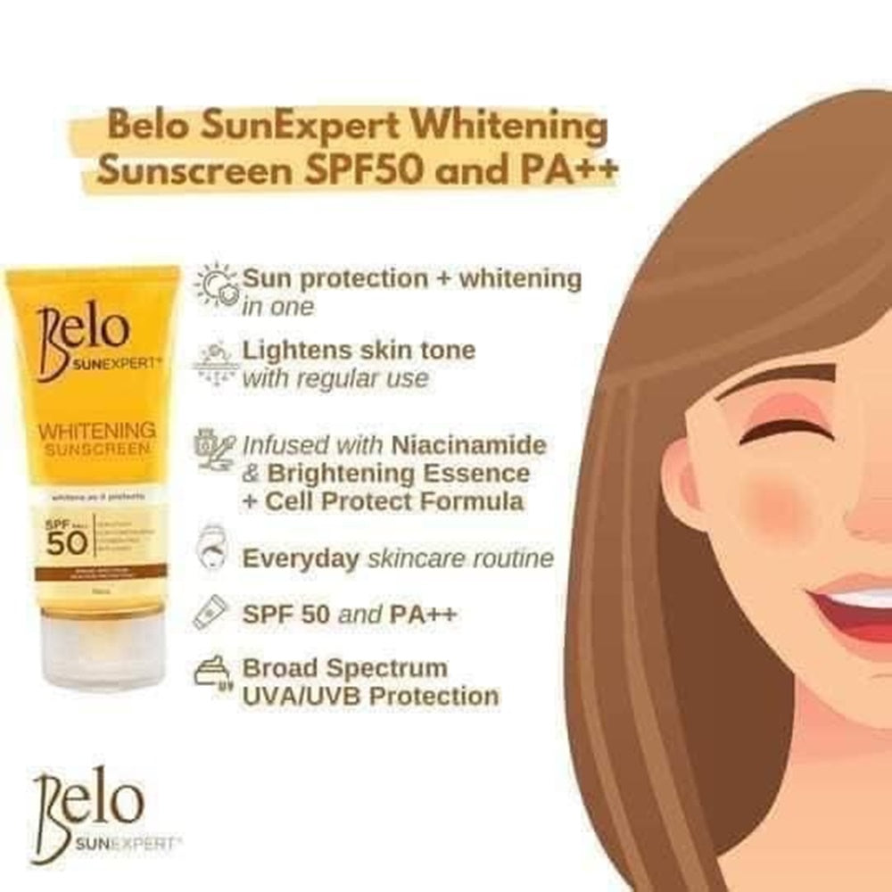 2 Pieces Belo SunExpert Whitening Sunscreen SPF 50 PA+