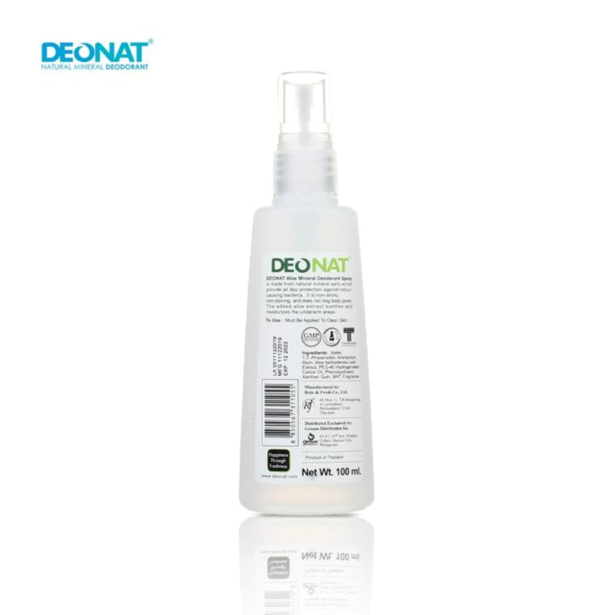 Deonat Aloe Mineral Deodorant Spray