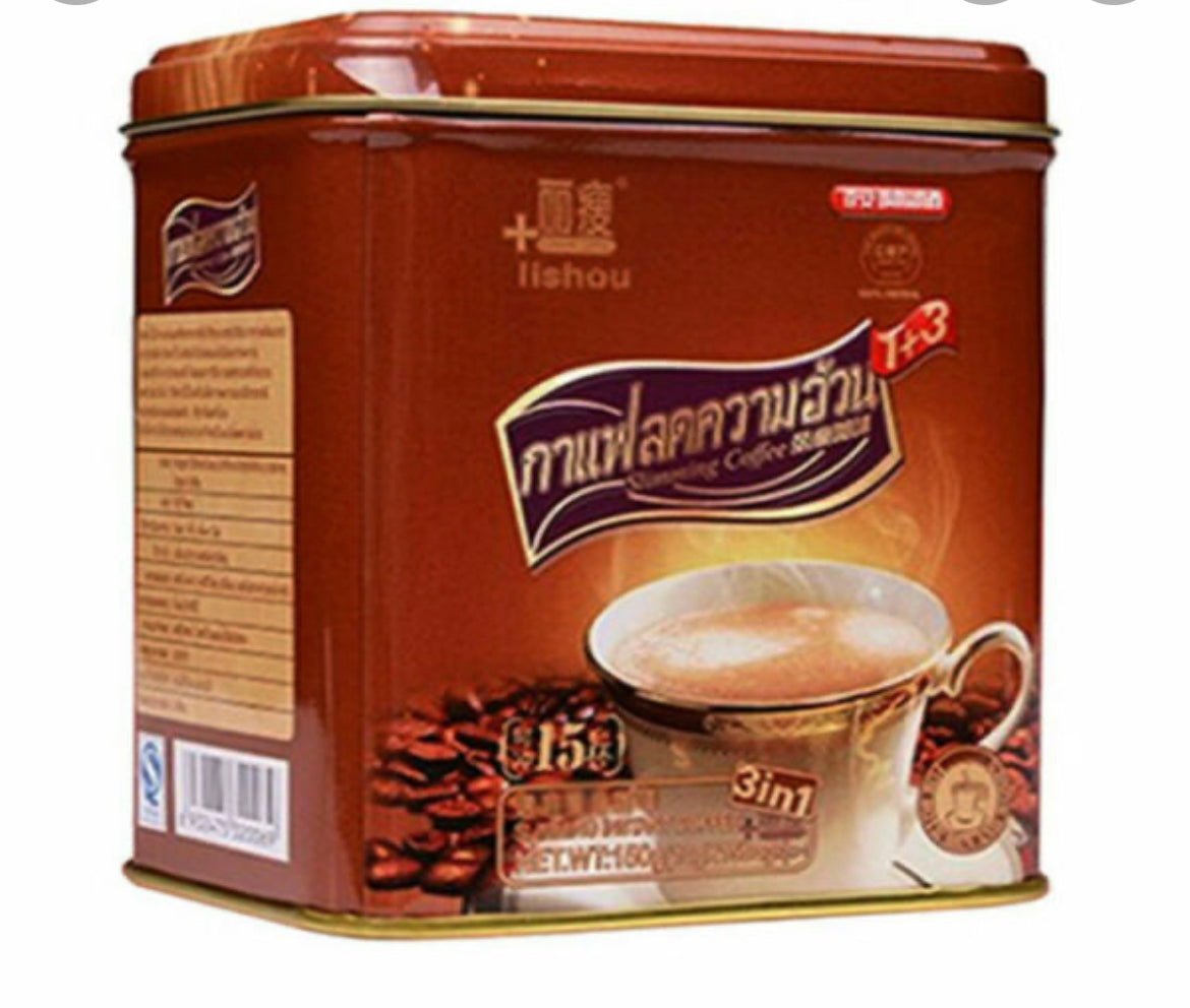 3 Cans Thai Coffee, 15 Sachets