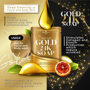 Precious Skin Thailand GOLD 24K Soap, 80g- Removes Dark & Age Spots