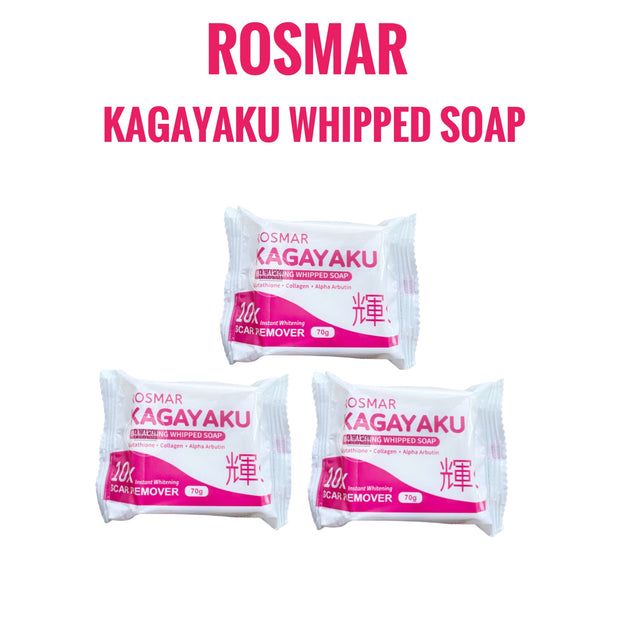 Bars ROSMAR Kagayaku Whipped Soap Scar Remover, 70g Each