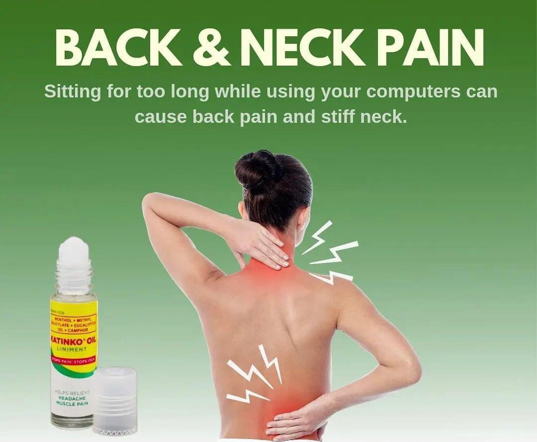 6 Pack Katinko Oil Liniment Rollerball Applicator, 10ml