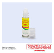 6 Pack Katinko Oil Liniment Rollerball Applicator, 10ml