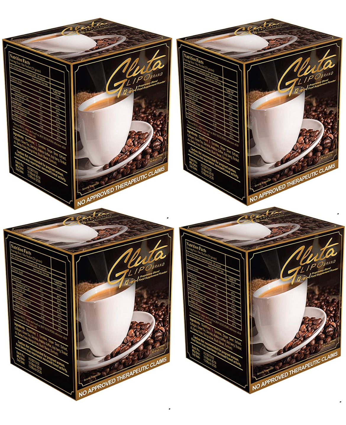 GlutaLipo Gluta Lipo Coffee 13-in-1- 40 Sachets