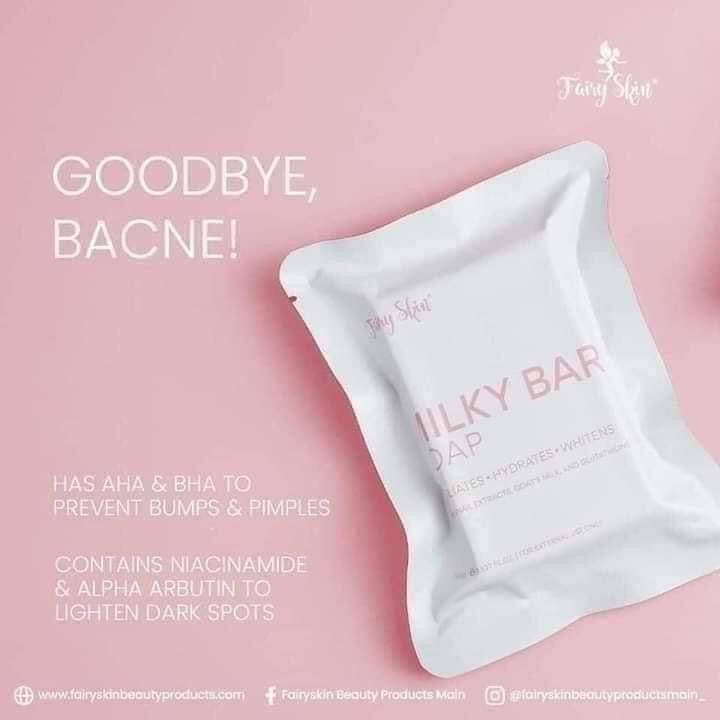 FAIRY SKIN Premium Milky Bar Face & Body Soap, 100g