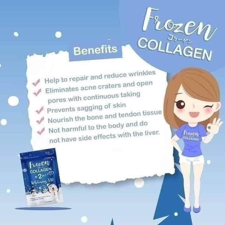 4 Packs Frozen Collagen  60 Capsules