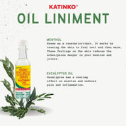 6 Pack Katinko Oil Liniment Rollerball Applicator, 10ml