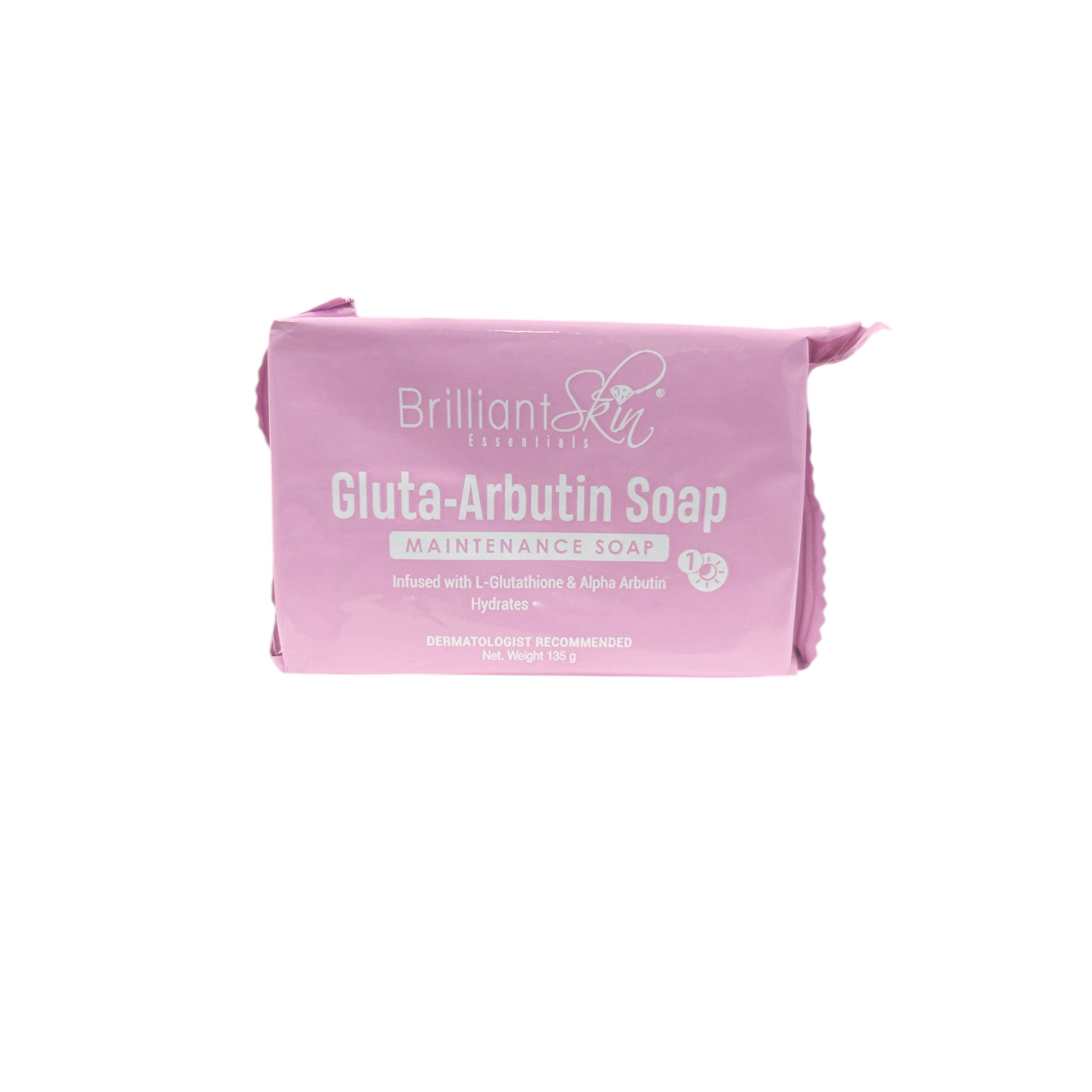 Brilliant Skin Essentials Gluta-Arbutin Soap 135g – Infused with L-Glutathione, Alpha Arbutin, Salicylic Acid & Goat’s Milk – Hydrating Formula, Dermatologist Recommended