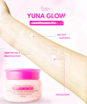BMRS YUNA GLOW Face & Body Cream with Placenta, Glutathione & Dragon Blood Extract - 200 ml