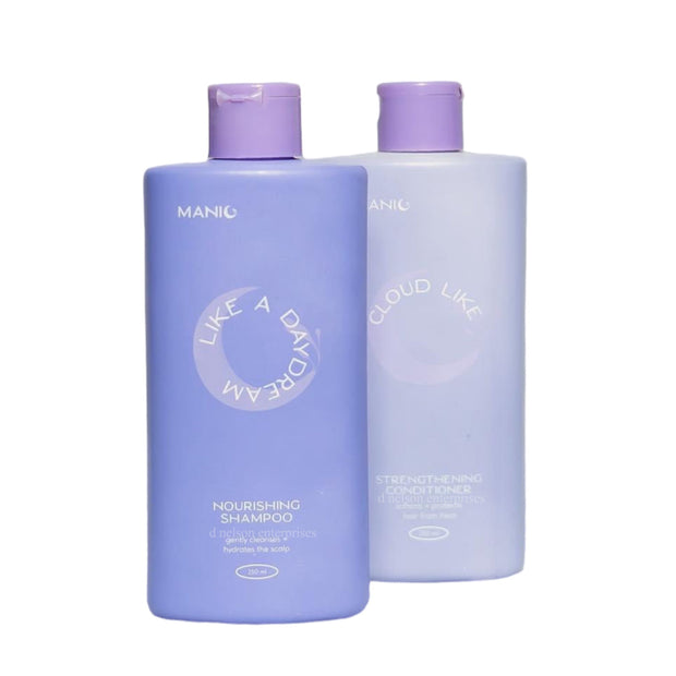 Manic Beauty Nourishing Shampoo and Strengthening Conditioner Set & Cosmic Love Hair Mist Bundle