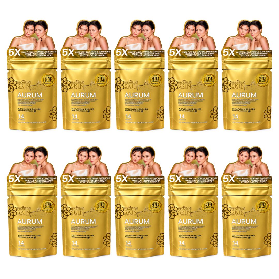 Hikari Aurum capsules include coenzyme Q10 within the listed formula.