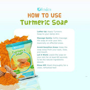 2 Bars Her Skin Turmeric Soap with Vitamin C – Brightening, Anti-Aging & Moisturizing for All Skin Types (100g)