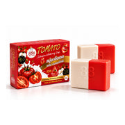2 Bars 888 Total White Tomato Intensive Soap Bar with Tomato Extract Cleansing Care Formula