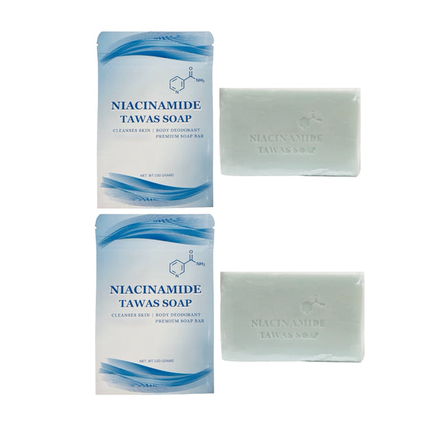 2 Bars Niacinamide Tawas Soap - 100g