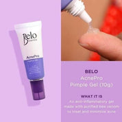 2 Packs Belo AcnePro Pimple Gel, 10g each