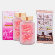 2 Bottles Beauty&U Hikari Premium Japan Glutathione + Hikari Mocha Coffee