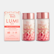 2 Bottles Beauty Vault LUMI 24H Glutathione Capsules