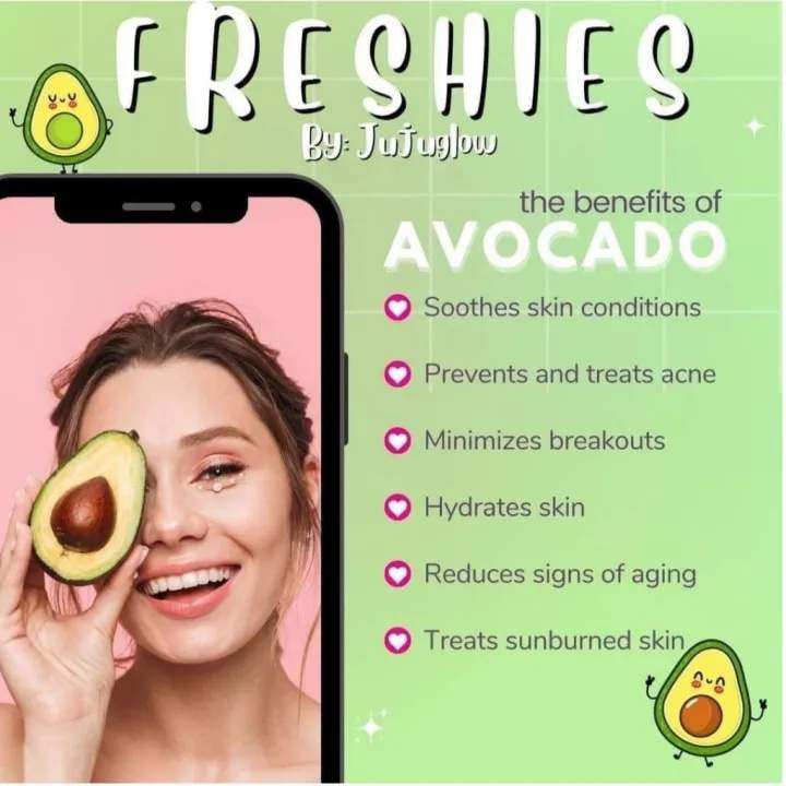 Freshies Avocado Milk Collagen Drink by Juju Glow, 10 Sachets