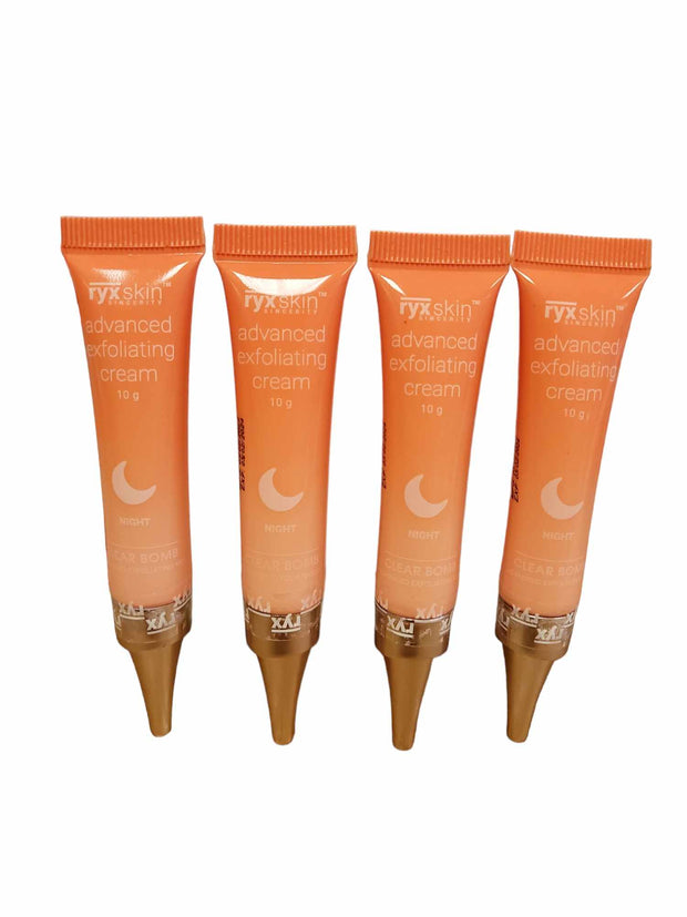 4 Tubes Ryx Skin RYX Clearbomb Advanced Exfoliating Creams Expires JUNE 2024
