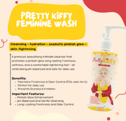 Pretty Kitty Feminine Wash PINKISH GLOW 100ml - pH Balanced & Gentle-Cleansing