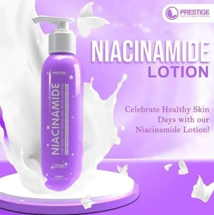 Prestige International Niacinamide Lotion + 2 Bars Niacinamide Soaps