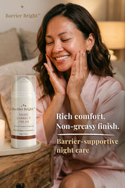 Barrier Bright™ Night Repair Duo – Barrier Repair Lotion 250ml + Night Correct Cream (Retinal) 30g | Overnight Hydration + Skin Renewal Support