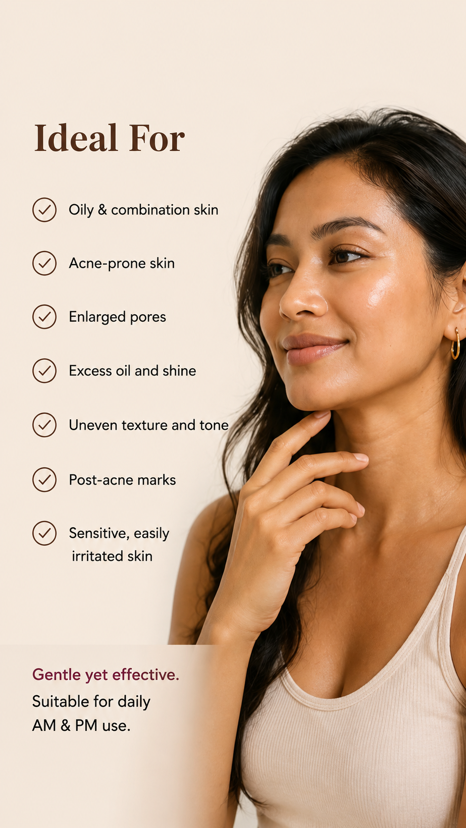 Barrier Bright™ Oil Balance Serum – Lightweight Calming Serum with Niacinamide, Zinc PCA & Tranexamic Acid | Helps Reduce Excess Oil + Supports Clearer-Looking Skin (30g)