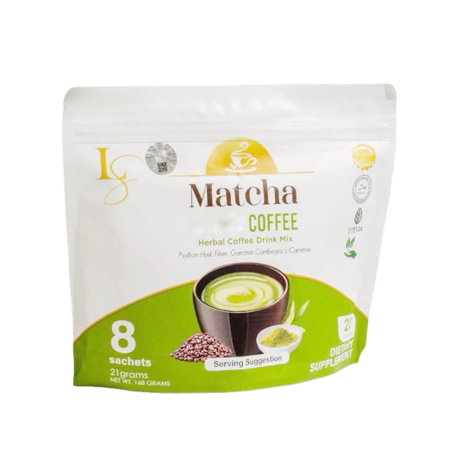 Luxe Slim Matcha Detoxy Coffee - 8 Sachets