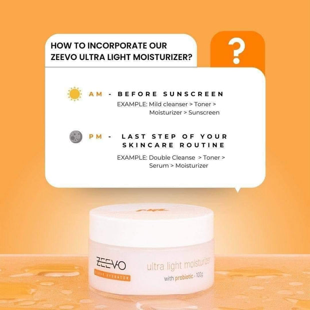 Zeevo Cloud Hydrator Ultra Light Moisturizer with Probiotic (100g)