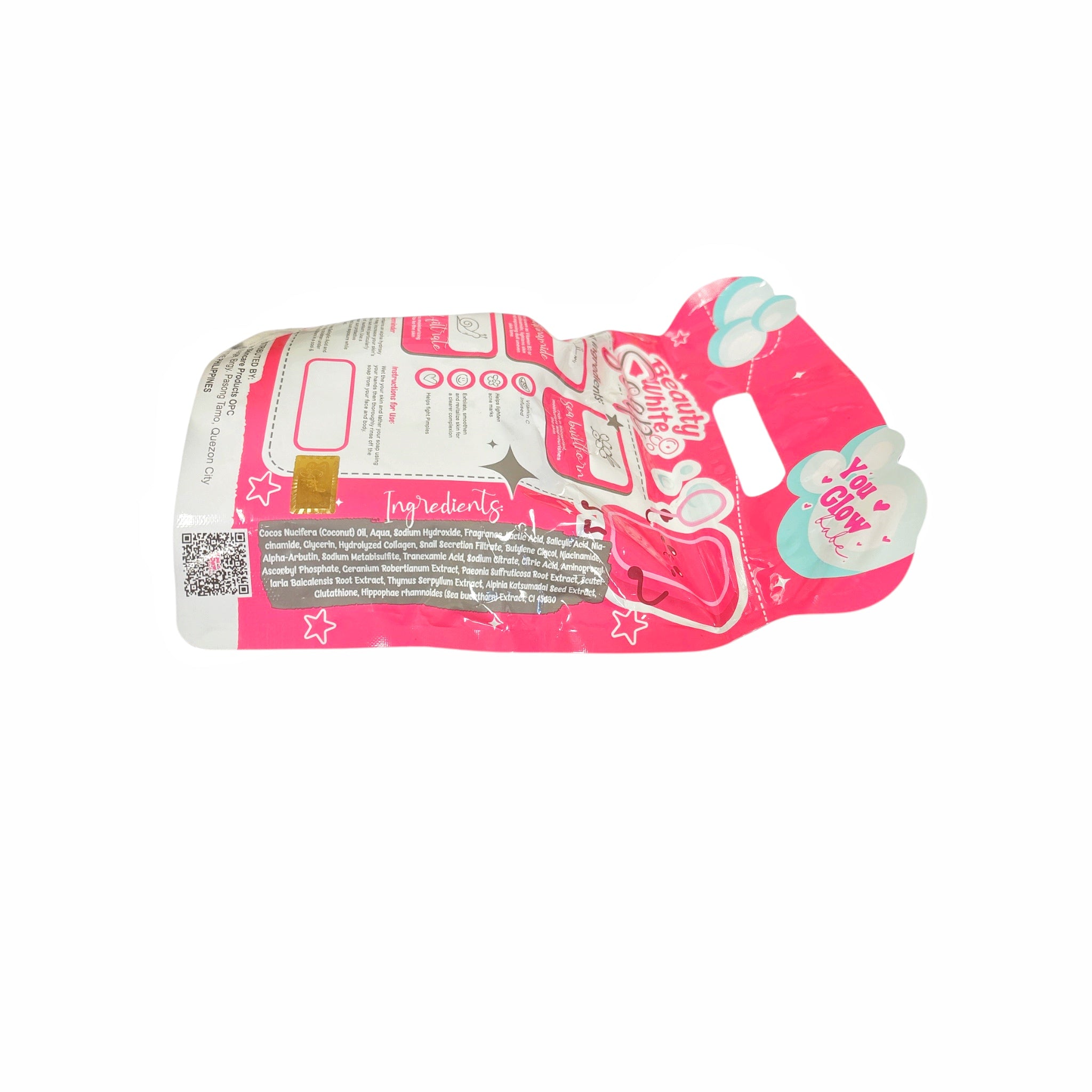 NEW PACKAGING Beauty White Soap by You Glow Babe, 5 Bars x 70g