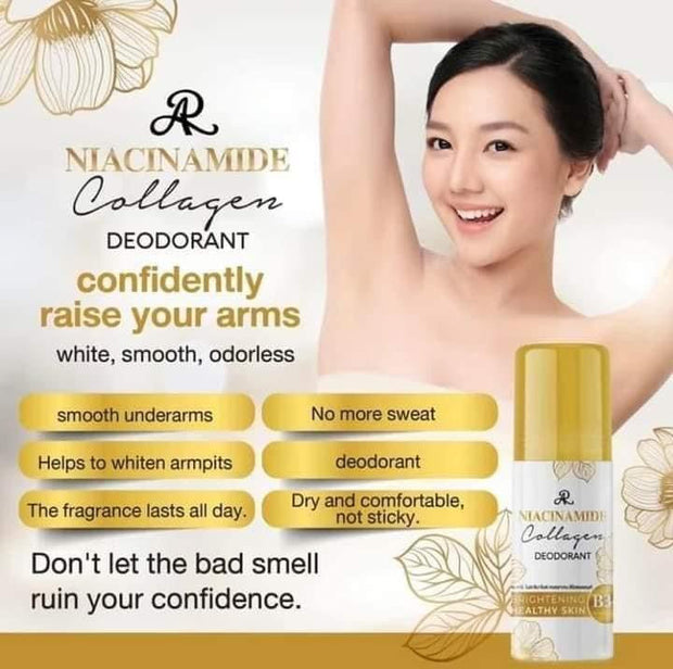 AR Niacinamide 10% Collagen Underarm Cream & Deodorant