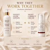 Barrier Bright Retinal Brightening Duo -     Velvet Glow Lotion + Night Correct Cream