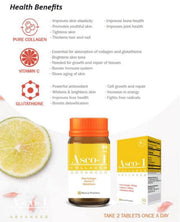 Asco-1 Collagen Advanced by Nexus Pharma - 500mg x 90 Tablets