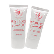 MS. TSUNG ESSENTIALS Sunblock Cream SPF 30 with Niacinamide & Papaya Extract – Daily Moisturizing Face Sunscreen for UVA/UVB Protection, 30g