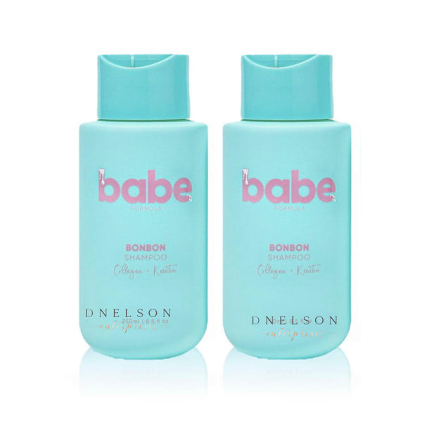 2 Bottles BABE Formula BON BON Shampoo With Collagen & Keratin- EXPIRES AUGUST 2024