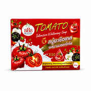 888 Total White Tomato Intensive Soap Bar with Two-Toned Moisturizing Cleansing Formula