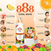 888 Total Whitening Body Lotion, 250ml