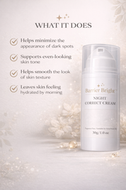 Tala Glow Night Correct Cream with Retinal (30g / 1 oz)