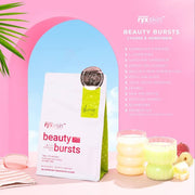 Ryxskin Beauty Burst Gut Glow Milky Powder Mix, 10 Sachets - Honeydew & Lychee