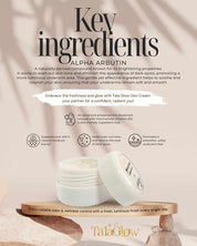 Tala Glow Fresh Glow Deo - Nourishing Underarm Cream Antiperspirant Deodorant Enriched with Niacinamide, Alpha Arbutin, Tea Tree Oil & Calamansi Extract - 50ml