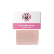 HubbyBee Skin’s Glush Luxury Face & Body Soap – Deep Hydration, Moisture-Lock Formula with Coconut Oil, Niacinamide, Snail Extract & Arbutin – 135g Bright Glow Skin Bar for Smooth, Supple Complexion
