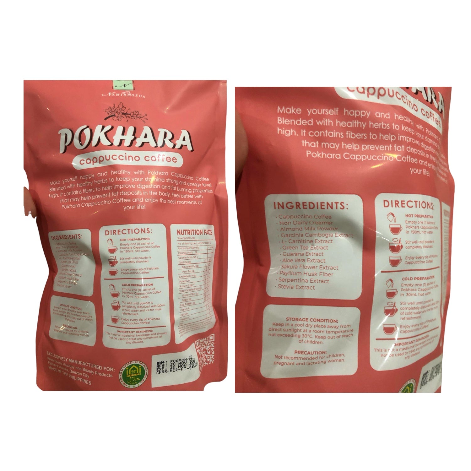 Namiroseus Cofffee Bundle: TOKYO Vanilla, POKHARA Cappuccino & KYOTO Premium Coffee