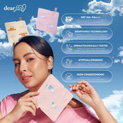 Dear Face Sun Bounce Daily Sunscreen Twin Pack with Dewfense® Technology - Broad Spectrum UVA+UVB Protection (30ml x 2) - Non-Comedogenic & Hypoallergenic