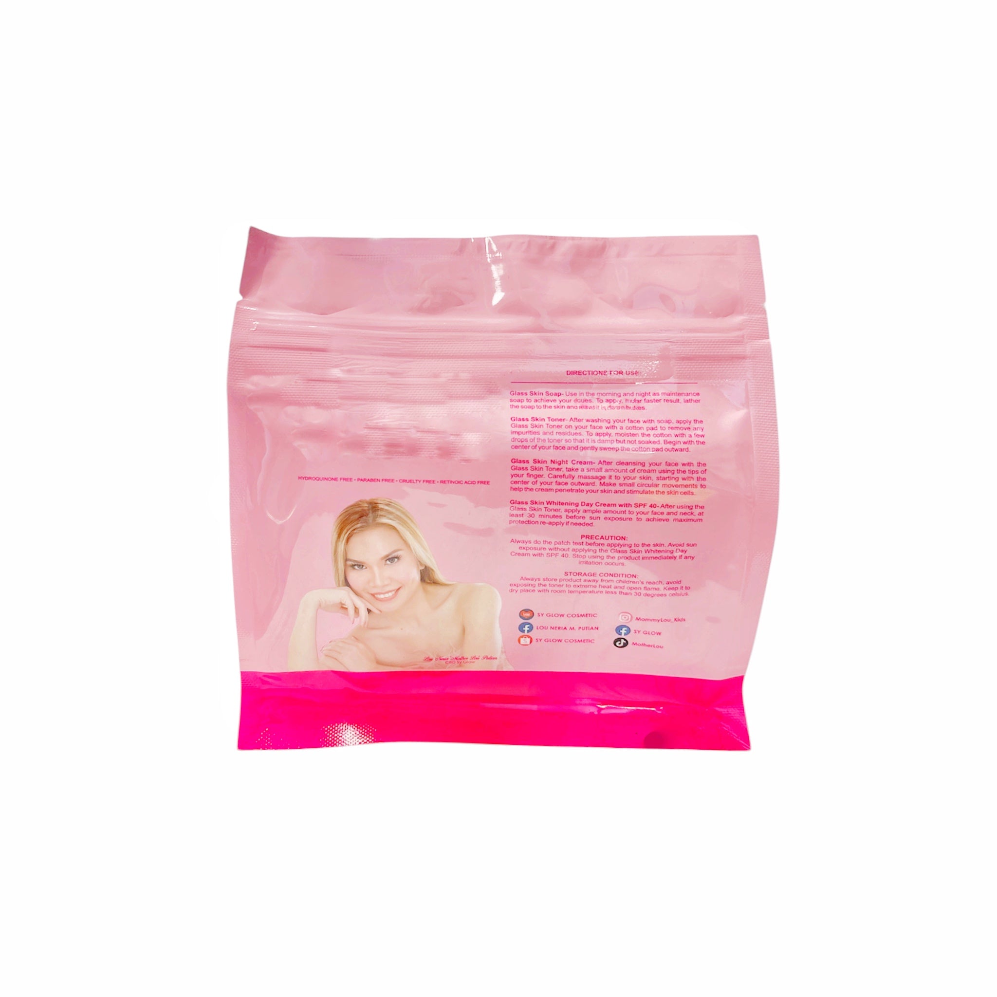 SY GLOW Maintenance Bundle: Glass Skin Set & Hyaluronic Serum