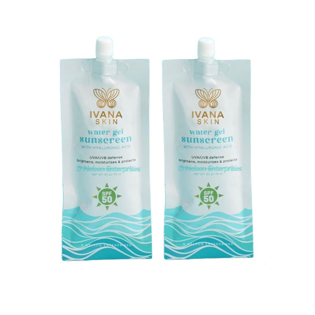 IVANA SKIN Water Gel Sunscreen with Hyaluronic Acid SPF 50 UVA/UVB - 50g